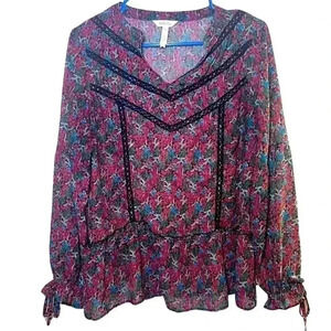 Matilda Jane Clothing Choose Your Own Path Carol Top, Women's Size Small